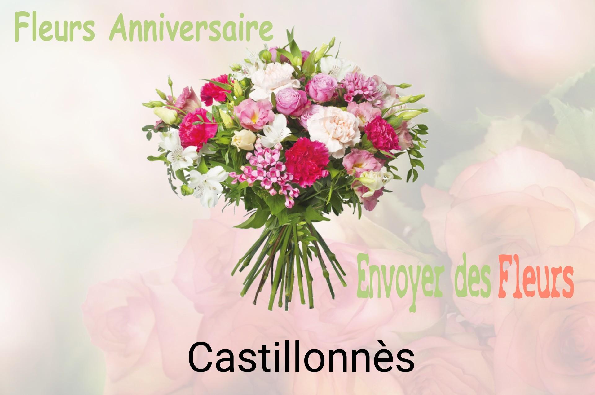 Bouquet de fleurs d’anniversaire livré à Castillonnès
